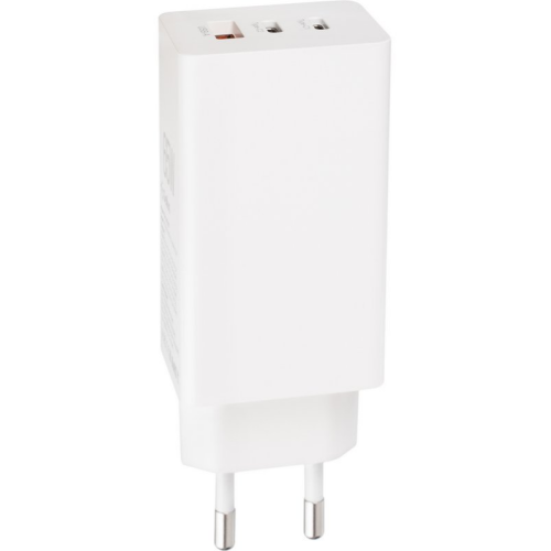 Сетевое зарядное устройство Gelius Nimble GaN 65W GP-HC051 + кабель Type-C/Type-C White